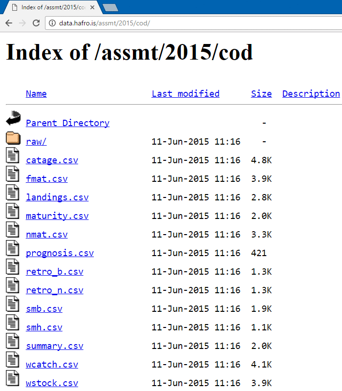 CSV data server